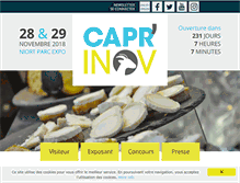 Tablet Screenshot of caprinov.fr